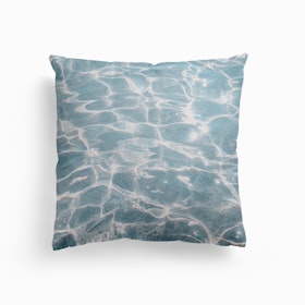 Crystal Clear Sea Water Canvas Cushion